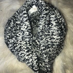 Charming Charlie’s black and white infinity scarf